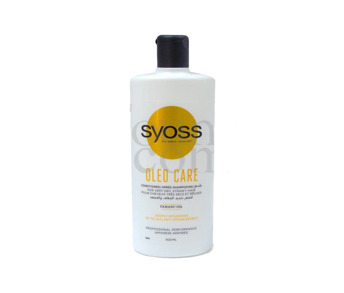 Après shampooing, Oleo care, pour cheveux très sec et rêches, Syoss, 500ml
