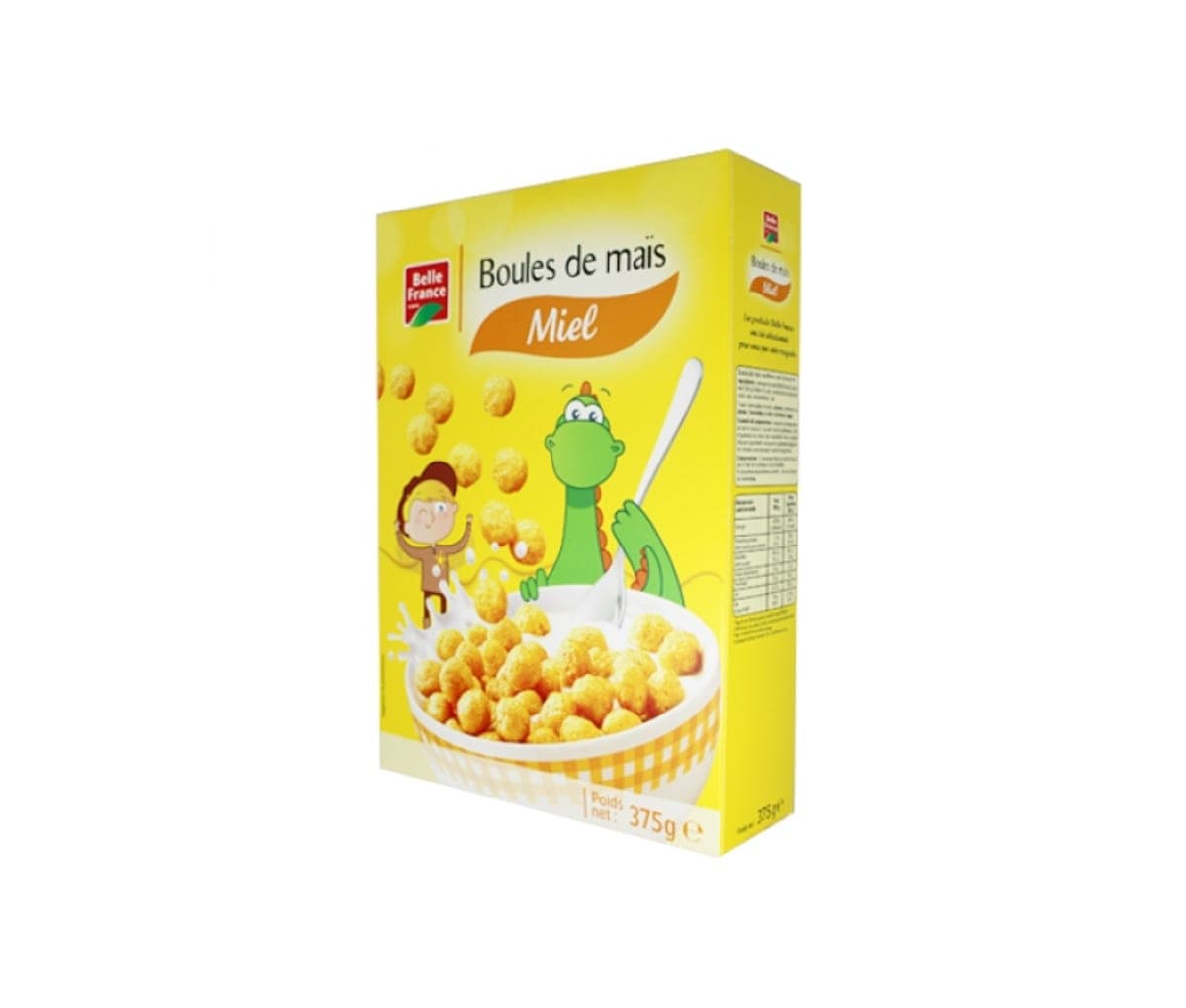 Céréales, Boules de maïs, Miel, Belle France, 375g