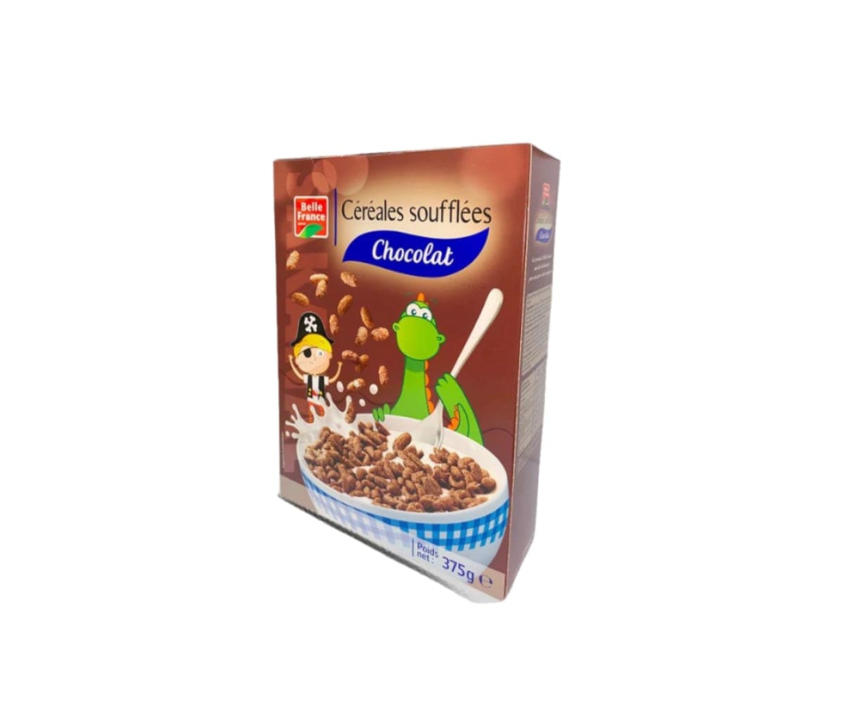 Céréales Soufflées, Chocolat, Belle France, 375g