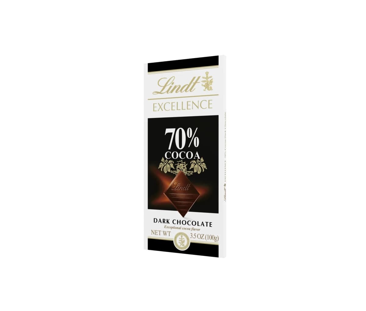 Lindt, Chocolat doux, Excellence, 70% Cacao, 100g