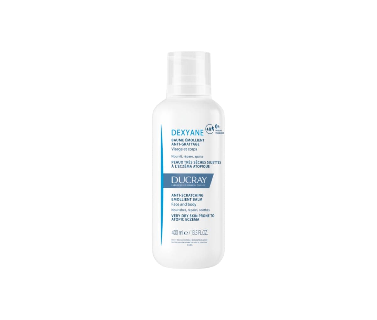 Dexyane baume émollient, anti-grattage, Ducray, 400 ml