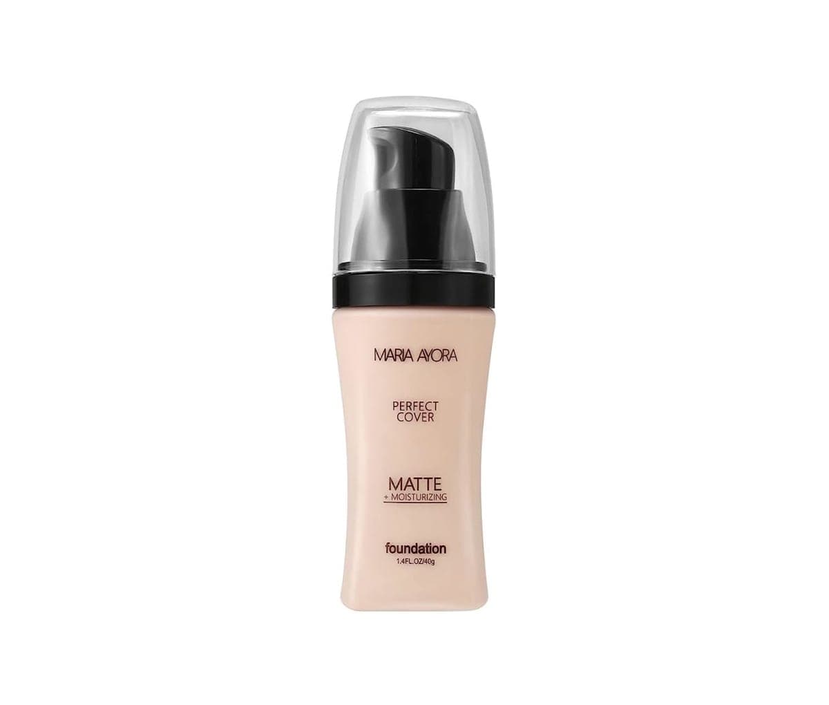 Fond de teint mat, hydratant, Maria Ayora, Couleur (02) Natural, 40g