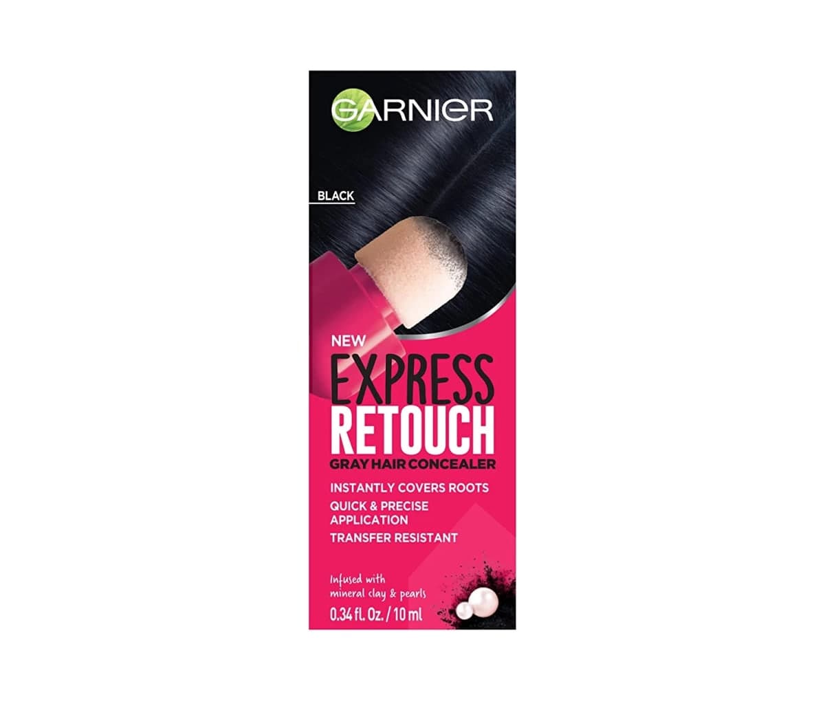 Garnier coloration cheveux gris, couverture instantanée, noir