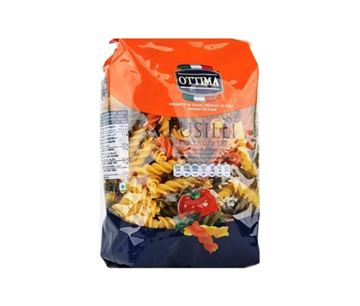 Macaroni fusilli, tricolore, Ottima, 500g