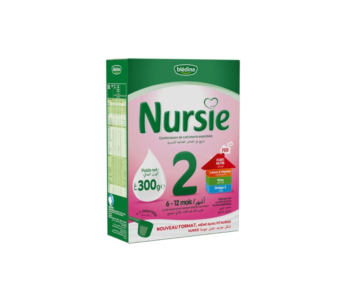Nursie 2, 6-12 mois, Blédina, 300g