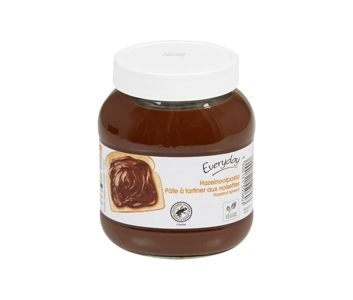 Pâte à tartiner, aux noisettes, Everyday, 750g