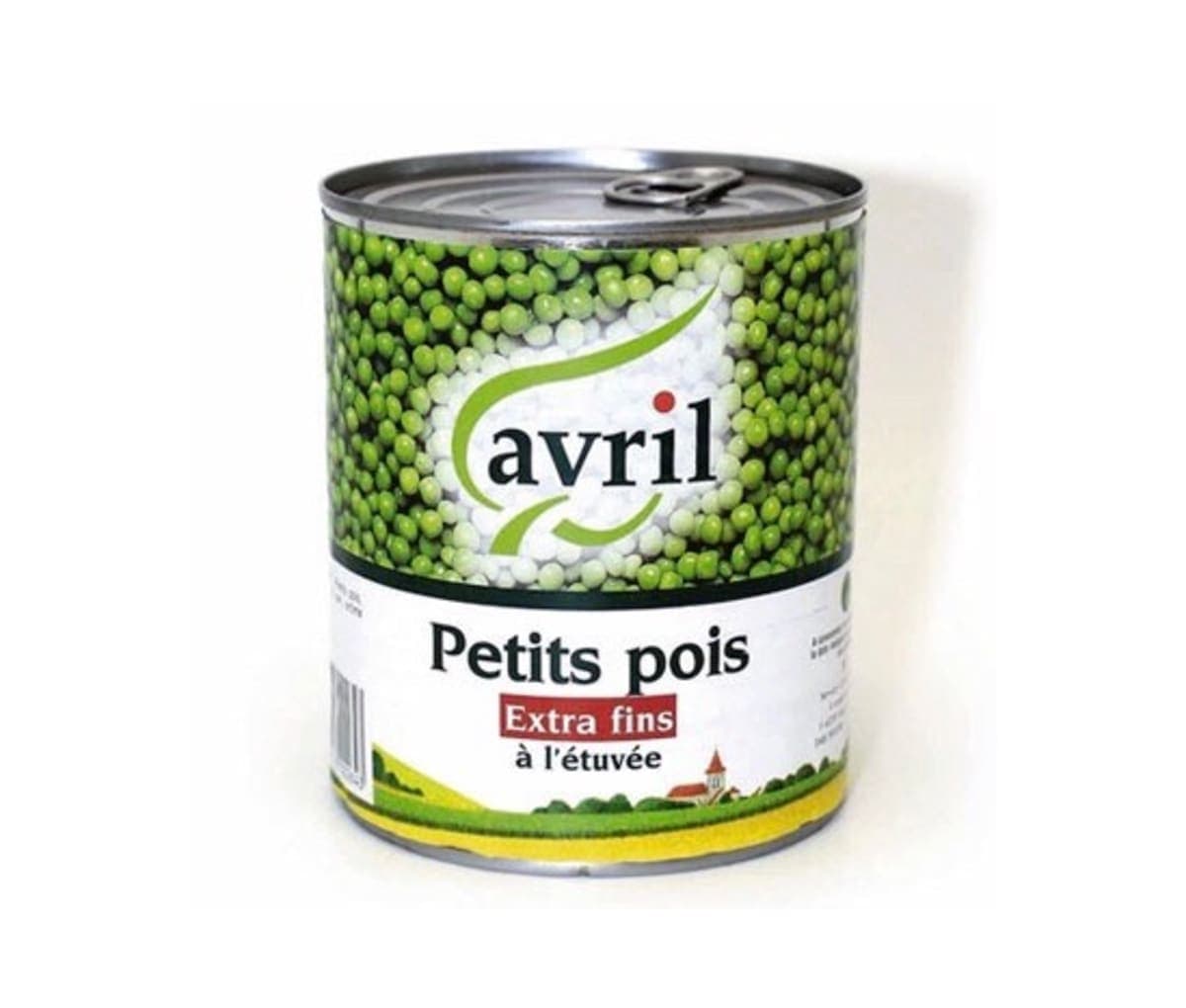 Petits pois, très fin à l’étuvée, Avril, 400g