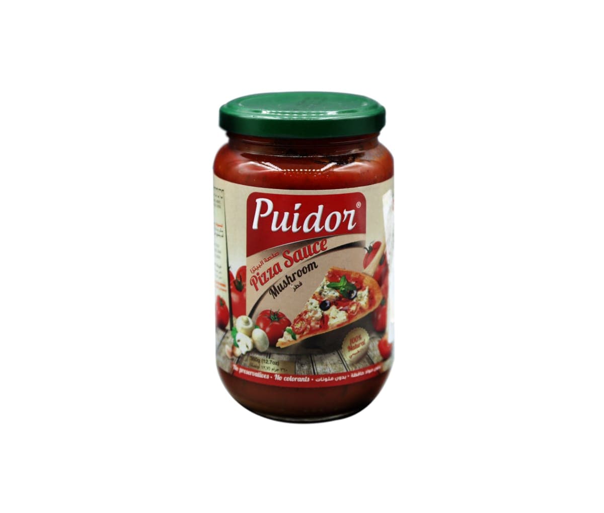 Pizza sauce, champignon, Puidor, 360g