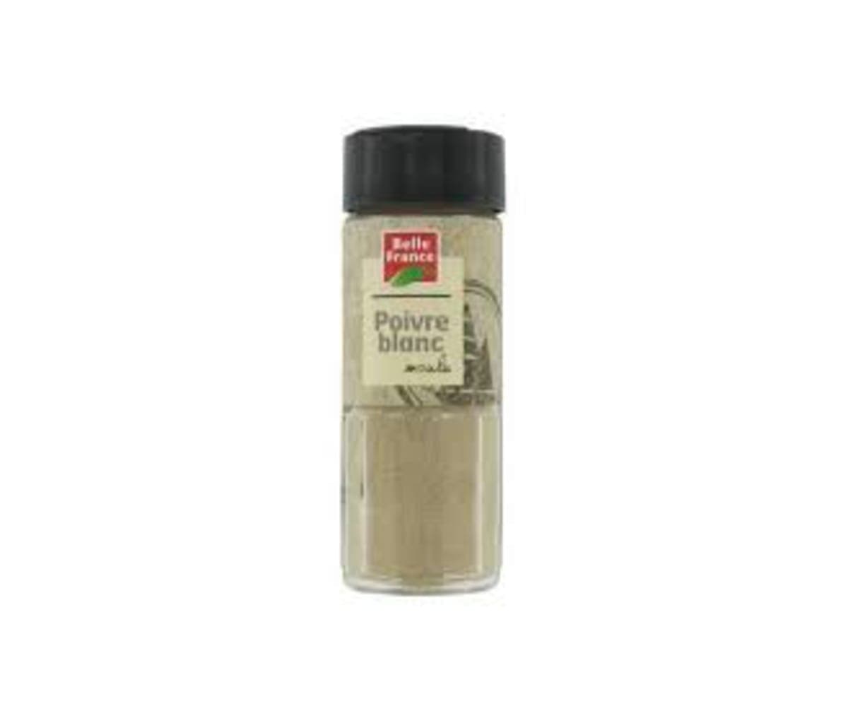 Épice, Poivron blanc, moulu, Belle France, 50g