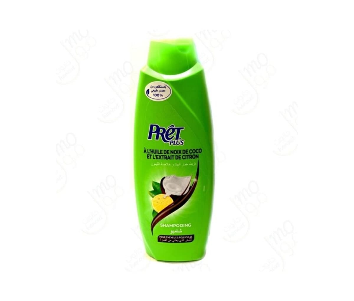 Shampooing, à l’huile de noix de coco et l’extrait de citron, Prêtplus, 400ml