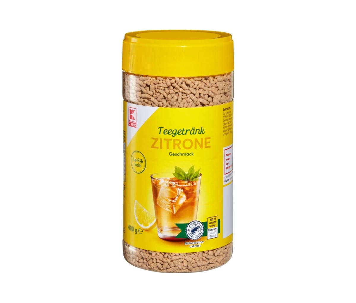 Thé, Citron, Boisson, Geschmack, K-classic, 400g