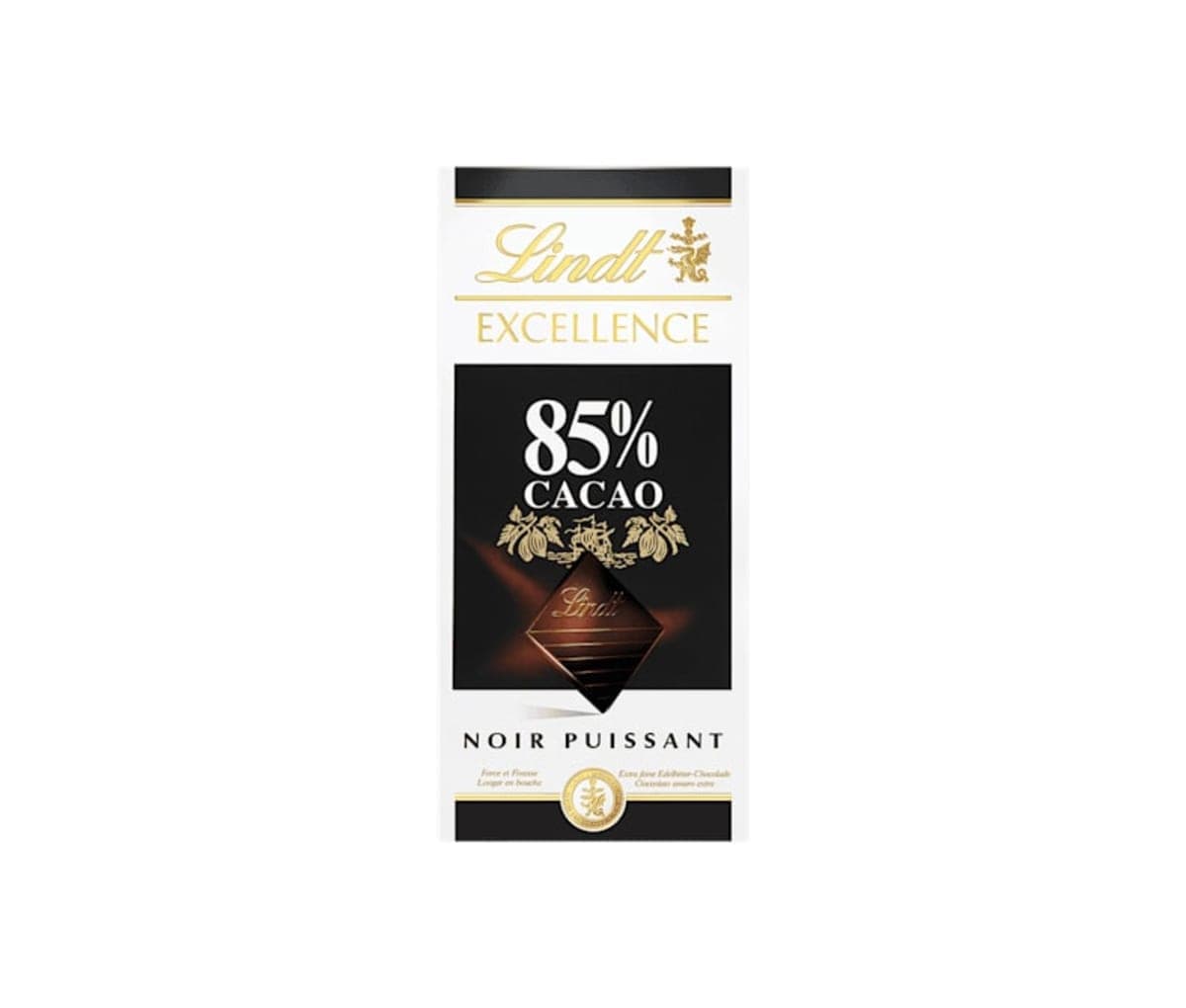Lindt, Chocolat noir puissant, 85% Cacao, Excellence, 100g