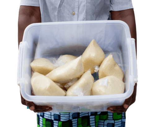 Attiéké congelés, prêt à consommer, 1kg