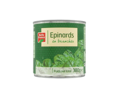 Epinards, en branches, Belle France, 380g