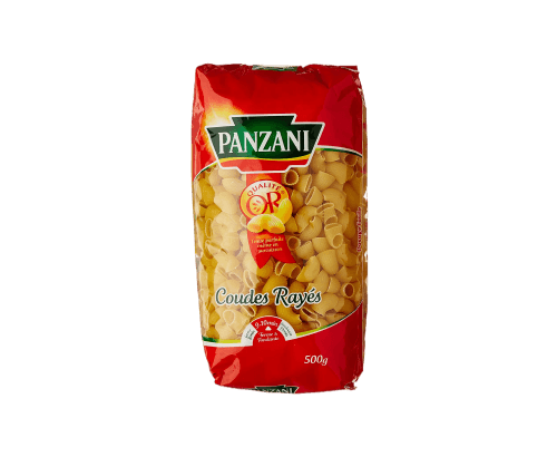 Pâtes Panzani, Coudes rayés, 500g