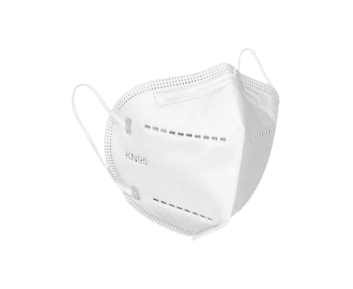 Lot de 25 masques respirants KN95, protection à 5 couches, blanc, Lot de 25