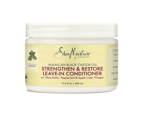 Shea Moisture, Leave-In Conditioner, Jamaican Black Castor Oil, Strengthen and Restore, 340 ml