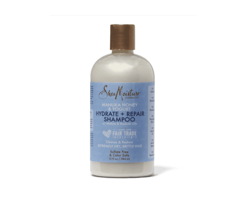 Shea Moisture, Shampoing hydratant + Réparateur, Miel de Manuka et Yogurt, 384 ml