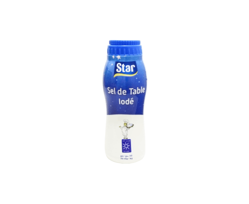 Sel de table lodé, Star, 400g