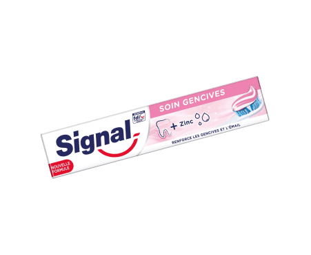 Pâte dentifrice, Signal, soin gencives + Zinc, 75 ml