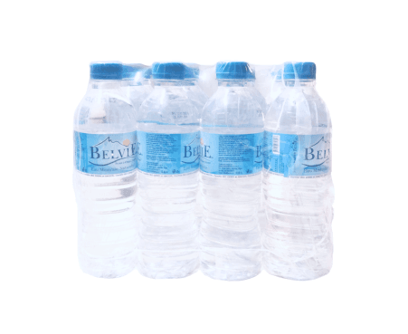Belvie 0.6L, eau minérale, pack de 12 bouteilles
