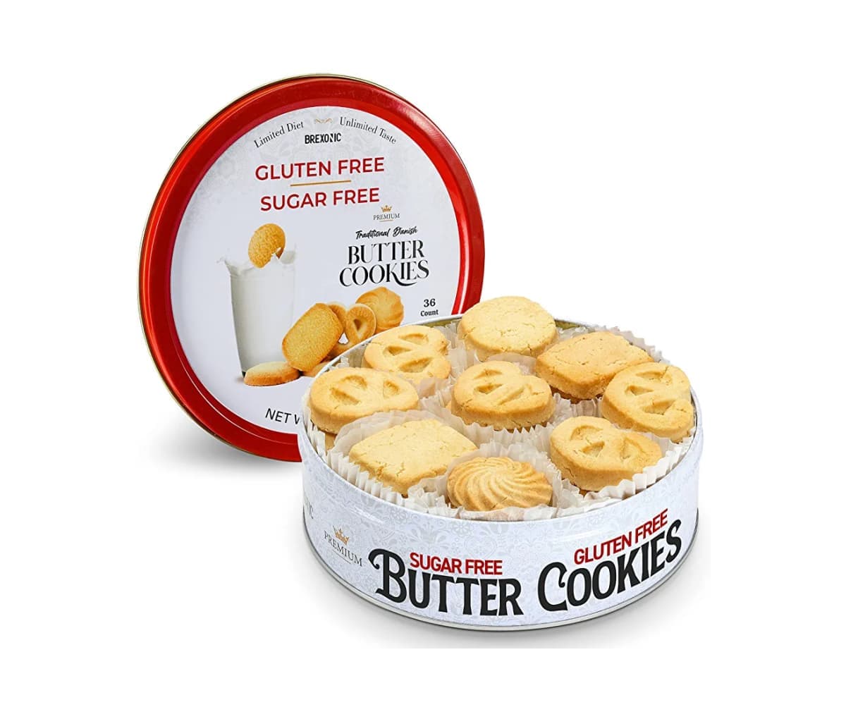 Biscuits au beurre, sans sucre, sans gluten, Butter Cookies